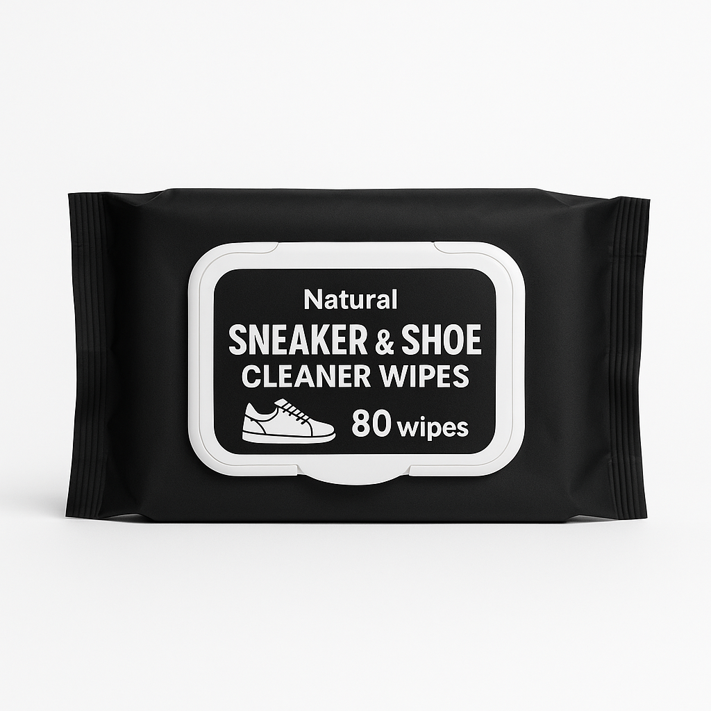 Natural Sneaker & Shoe Cleaner Wipes - 1 Packs of 80