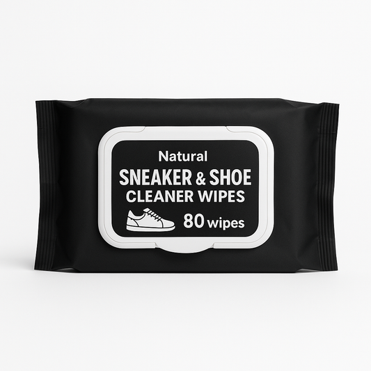Natural Sneaker & Shoe Cleaner Wipes - 1 Packs of 80